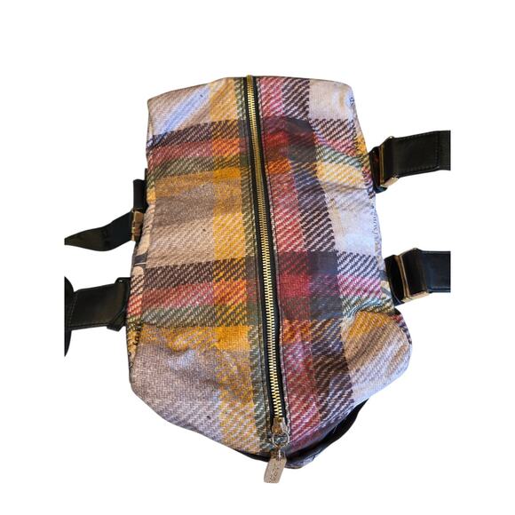 Gwen Stefani L.A.M.B. LeSportsac Tote Shoulder Bag Purse Tattoo Donegal Plaid - Picture 4 of 16